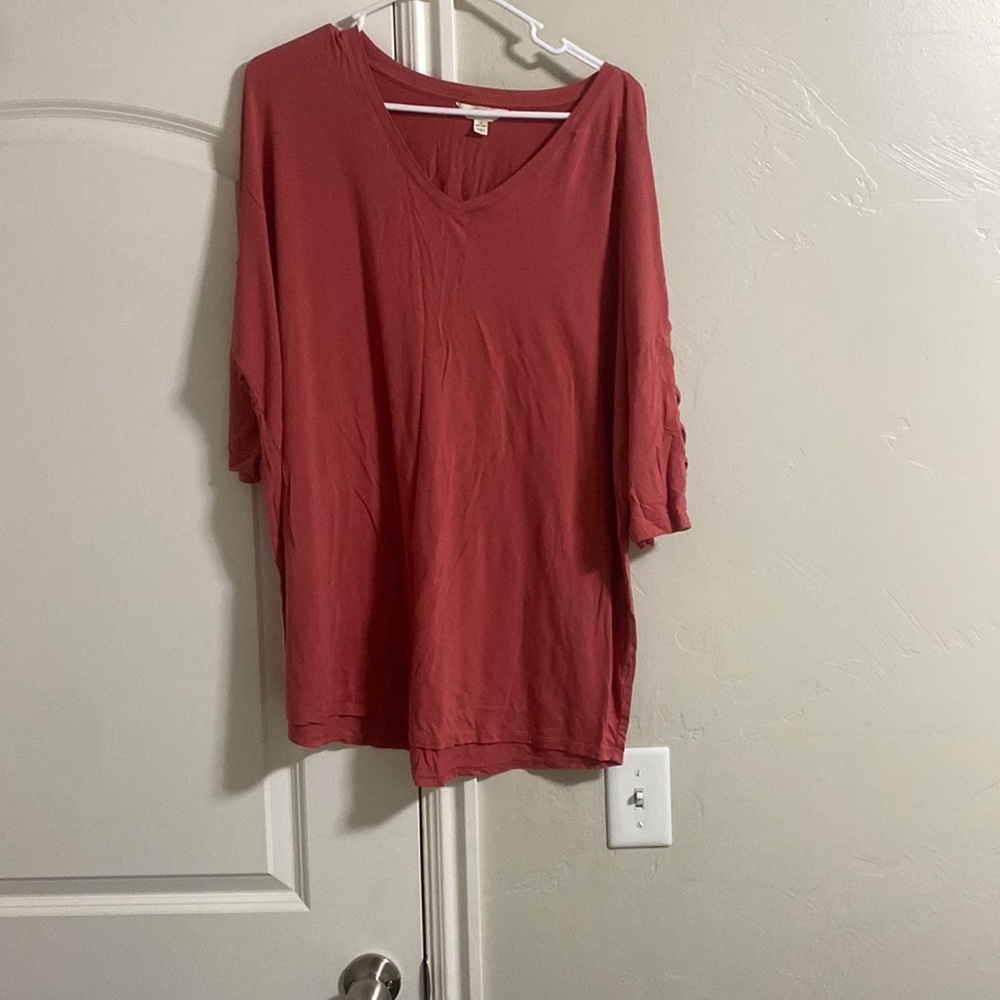 Mid Sleeve Loose Fitted Shirt